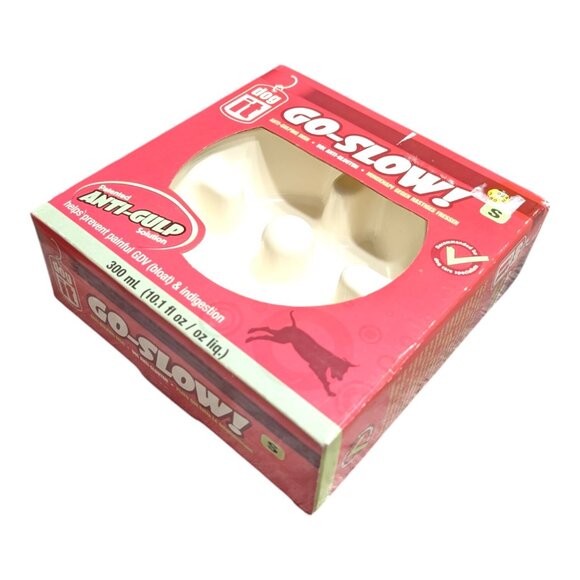 Dog It Go Slow Anti-Gulp Small Dog Bowl 1.2L/40.5oz - NEW - Picture 4 of 6